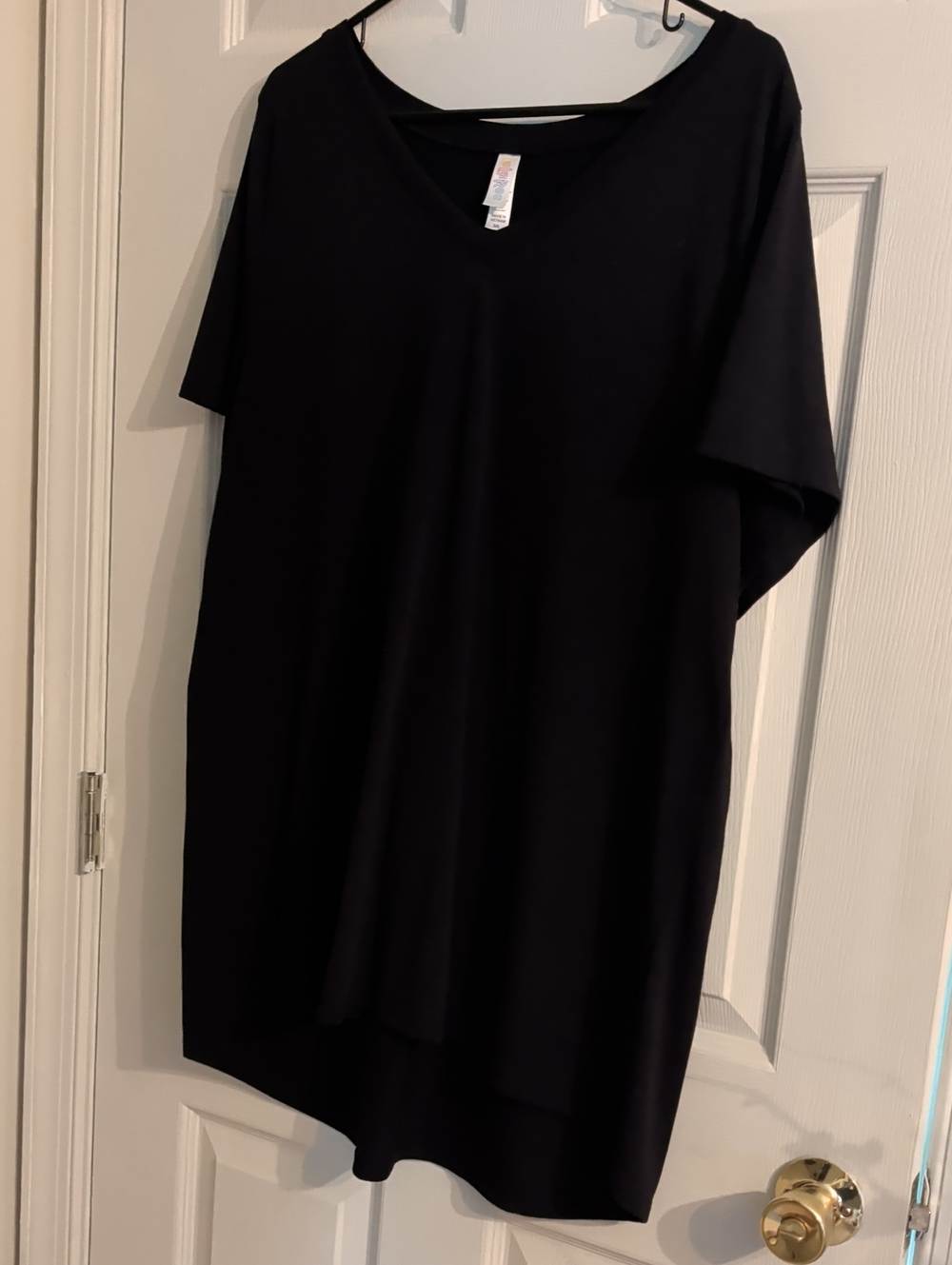 LuLaRoe Black V-Neck Tunic